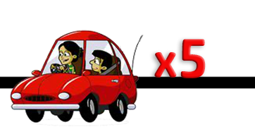 Image of a Car with x5 1 hour lessons